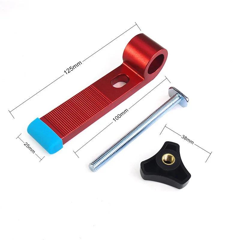 1 مجموعة من كتلة لقط عالمية الصوانى ميتري السكك الحديدية لقط كتلة M8 مفصلات المسمار لمجموعات أدوات النجارة اليدوية