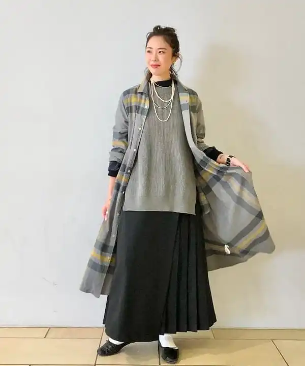 Herbst 2025, lässig, kariert, Baumwolle, irt Dr, lockere Passform, mittellang, faion, vielseitig, neue Ankunft, JUNGE-SLE-Kleidung