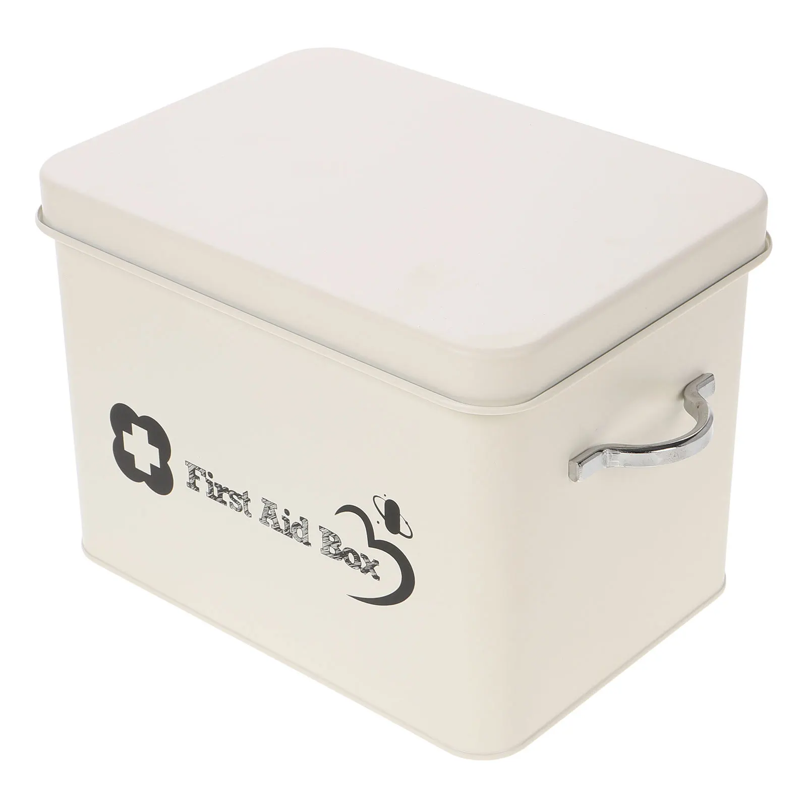 صندوق تنظيم الأدوية المحمول ذو سعة صغيرة، مجموعة أدوات طبية متعددة الطبقات للسفر المنزلي، صندوق مساعد لسلامة الأسرة #4