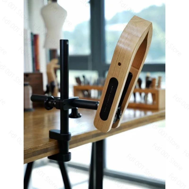 Leather Hand Sewing Clip DIY Handmade Leathercraft Work Fixture Stitching Fixed Sation Black Walnut Cherry Wood Optional