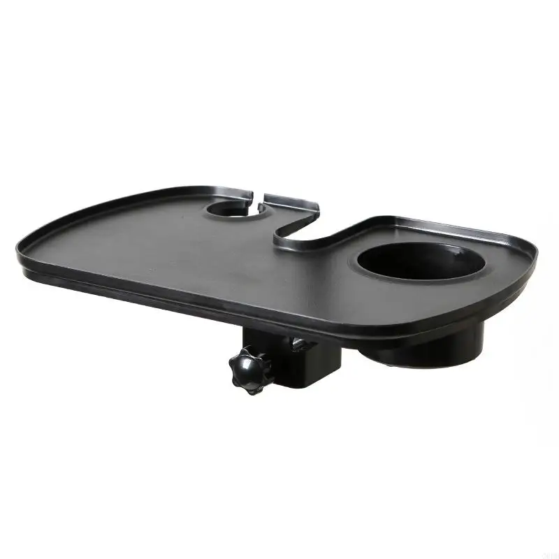 

G6DD Plastic Microphone Stand Tray Stage Concert Performance Vocal Guitar Accessory with Drink Holder Microphone Holder