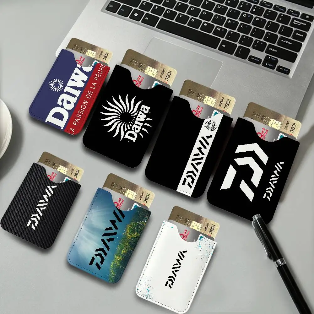 Fashion D-Daiwa Fishing Card Protect Credit Bank Card Holder Case Slim Wallet Protector for Men Travel Shopping