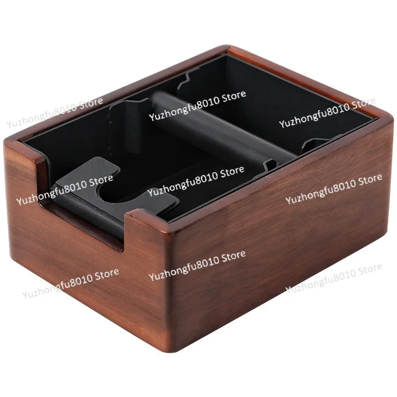 Embedded slag bucket Semi-automatic coffee machine slag pouring box Removable coffee slag bucket Wooden