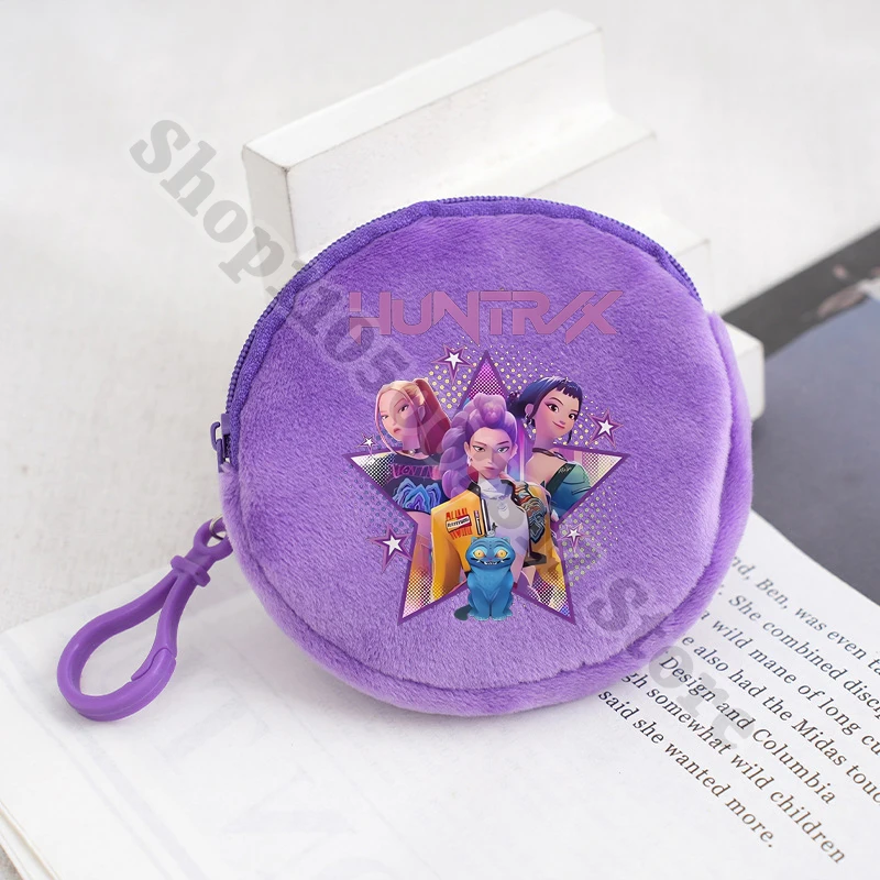 KPop شيطان الصيادين الاطفال لطيف محفظة نسائية للعملات المعدنية الأطفال أنيمي محفظة قطيفة صبي فتاة الكرتون موضة حقيبة المال كيس التخزين هدايا 2025 #2