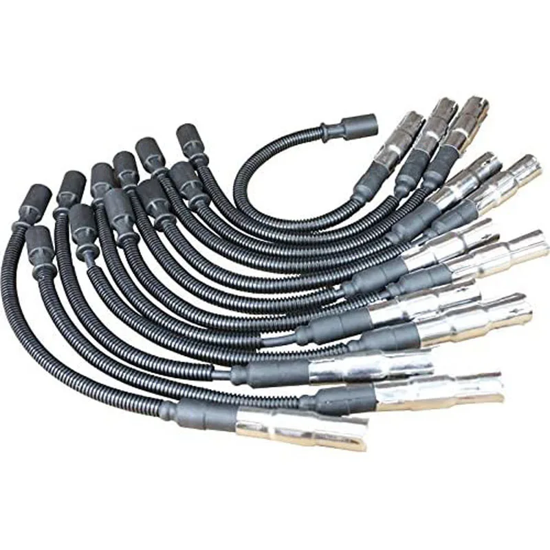 Ignition Spark Plug Wire Set Compatible Replacement For 1998-2005 for Mercedes  E320 ML320 ML350 SLK32 AMG SLK320 Oem