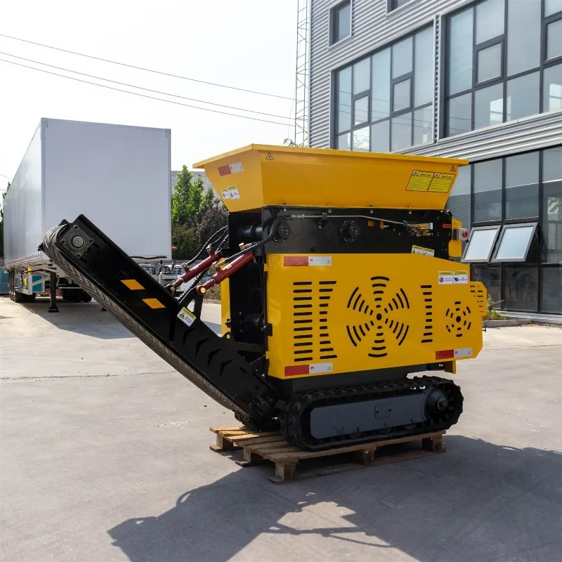 Large Crawler Mobile Jaw Crusher Stone Crushing Mining Rock Grinder Quarry Processing Machinery Whole Plant Equipment FOB Custom