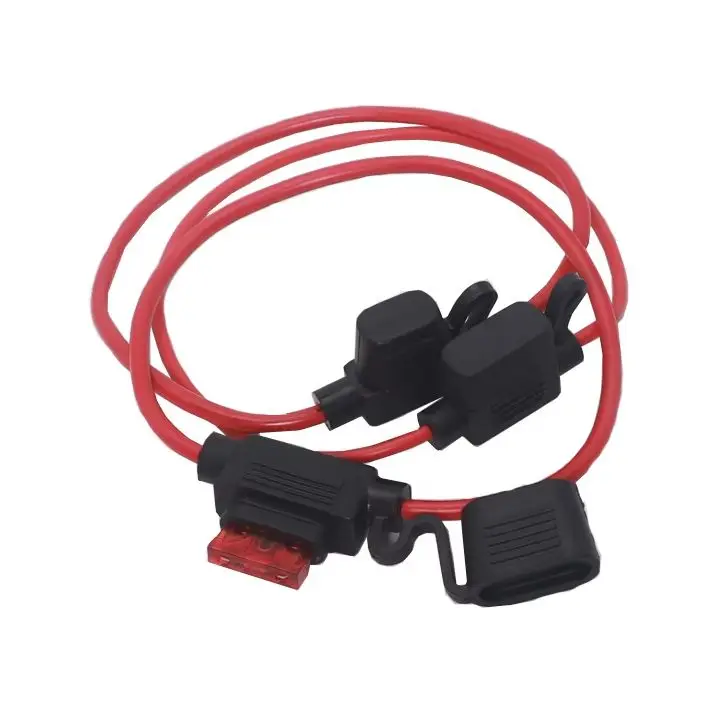【1PCS】Mini Small Micro Medium Waterproof 32V Auto Fuse Holder 18/16/14/12/10AWG And Car Blade Fuse 1A 2A 3-7.5A 10A 15-45A 50A