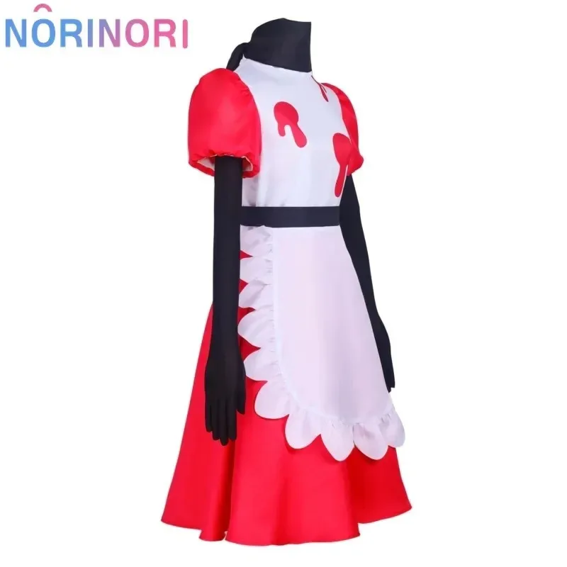 2025 11 Niffty Animal Hazbin Niff traje lindo diablo ropa de juego de rol peluca uniforme Hotel Cosplay fiesta de Halloween vestido de mujer
