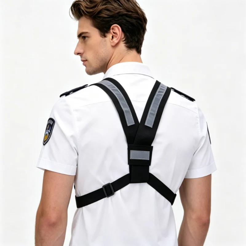 Chest Bag Walkie Talkies Front Pack Pouch Case Radio Shoulder Holster Two Way Radio Chest Harness Holder Bag Vest Rig Drop Ship view 3
