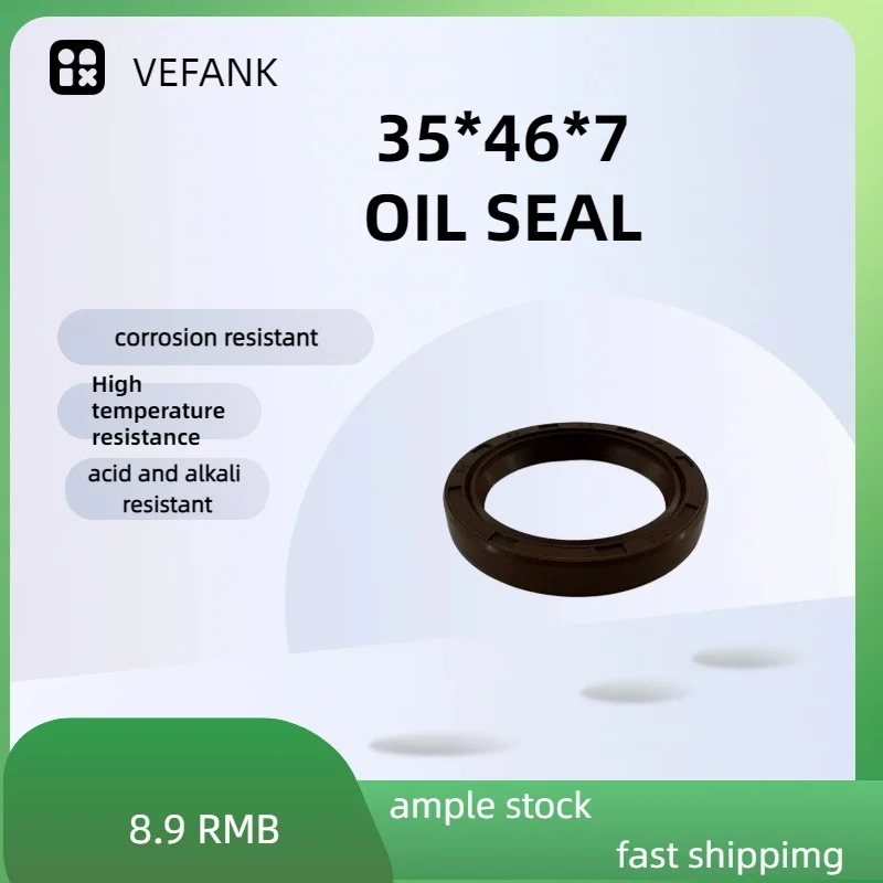oil seal TC 35*46*7 NBR nitrile rubber high quality factory direct sales suitable for truck shaft seals auto parts