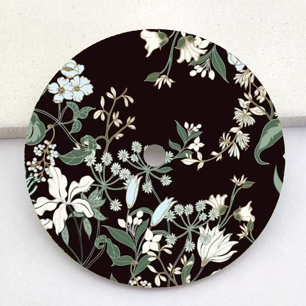 NH35 dial watch parts replacement accessories 28.5mm dial silk screen dial custom patterned dial luxury men's watch dial