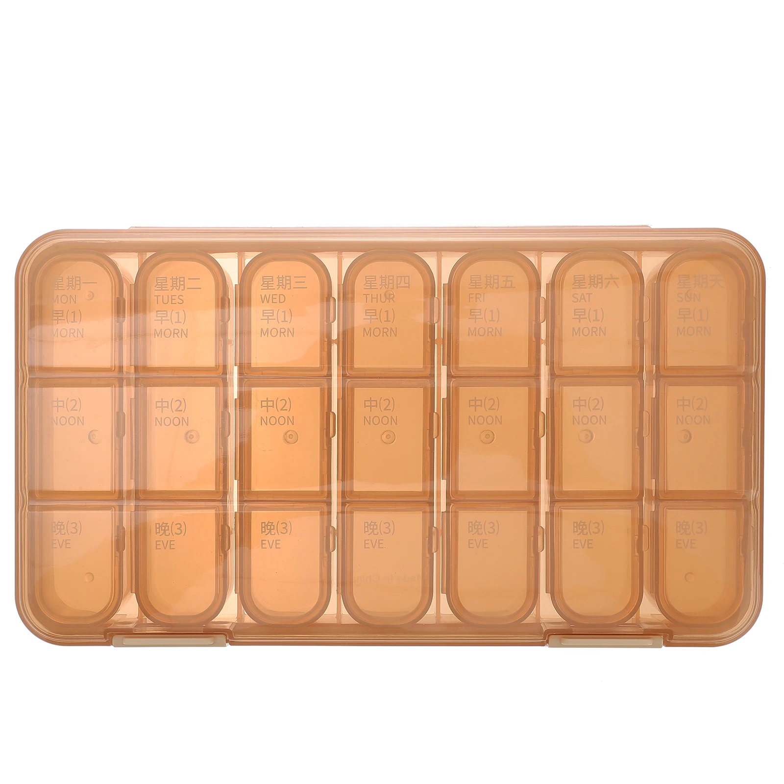 

Portable Medicine Pills Storage Case Pills Case Container Tight Seal Food Grade Plastic