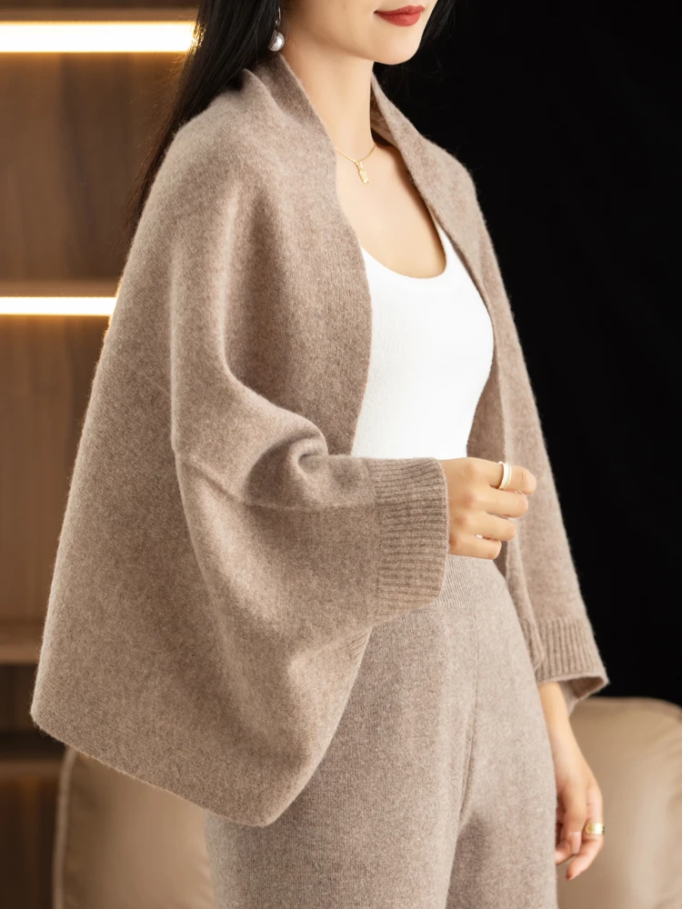 أنيقة رائعة سترة وشاح 100% ميرينو الصوف تريكو يلتف ثنائي الغرض تكييف الهواء بطانية لينة الدافئة الرقبة هدية #6