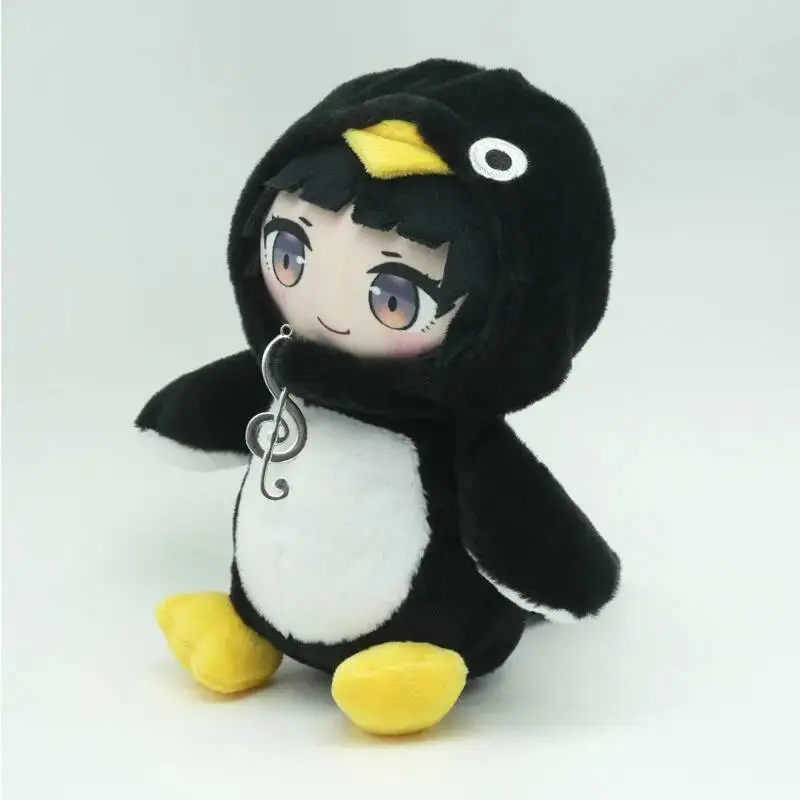

New Cartoon Penguin Administrator Plush Toy 22-26cm Ornament Room Decoration Plush Doll Toy For Kid Gift