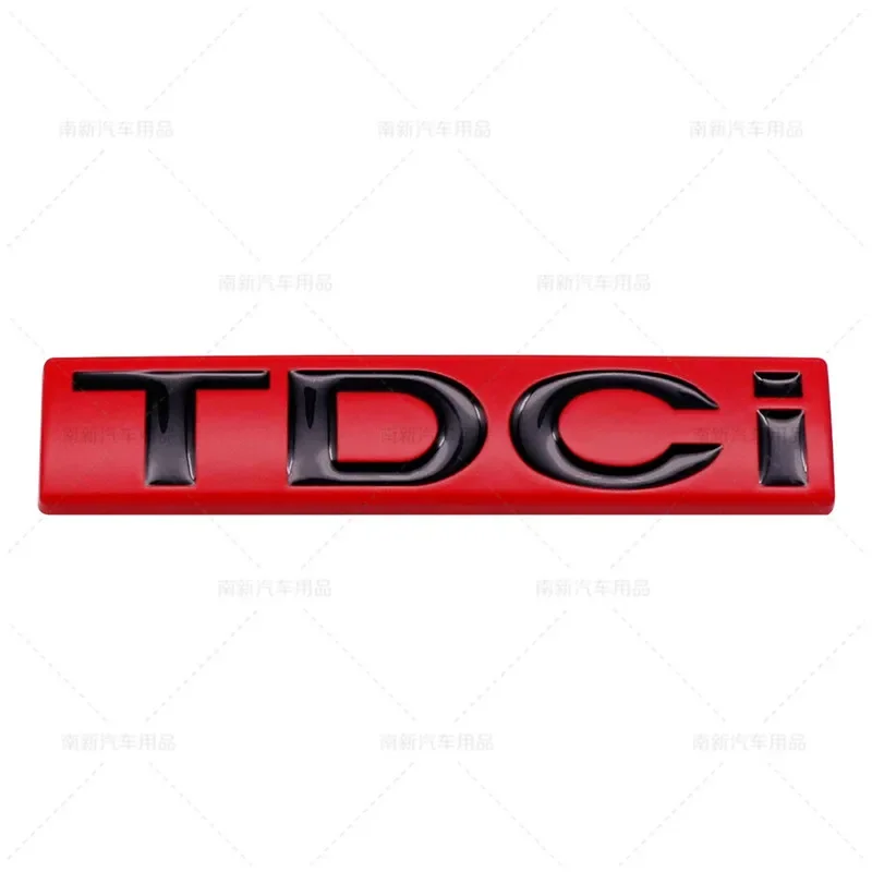 3D Metal TDCI Logo Car Rear Trunk Emblem Tailgate Door Styling Accessory Adhesive Badge For Ford Kuga Explorer Transit Sticker