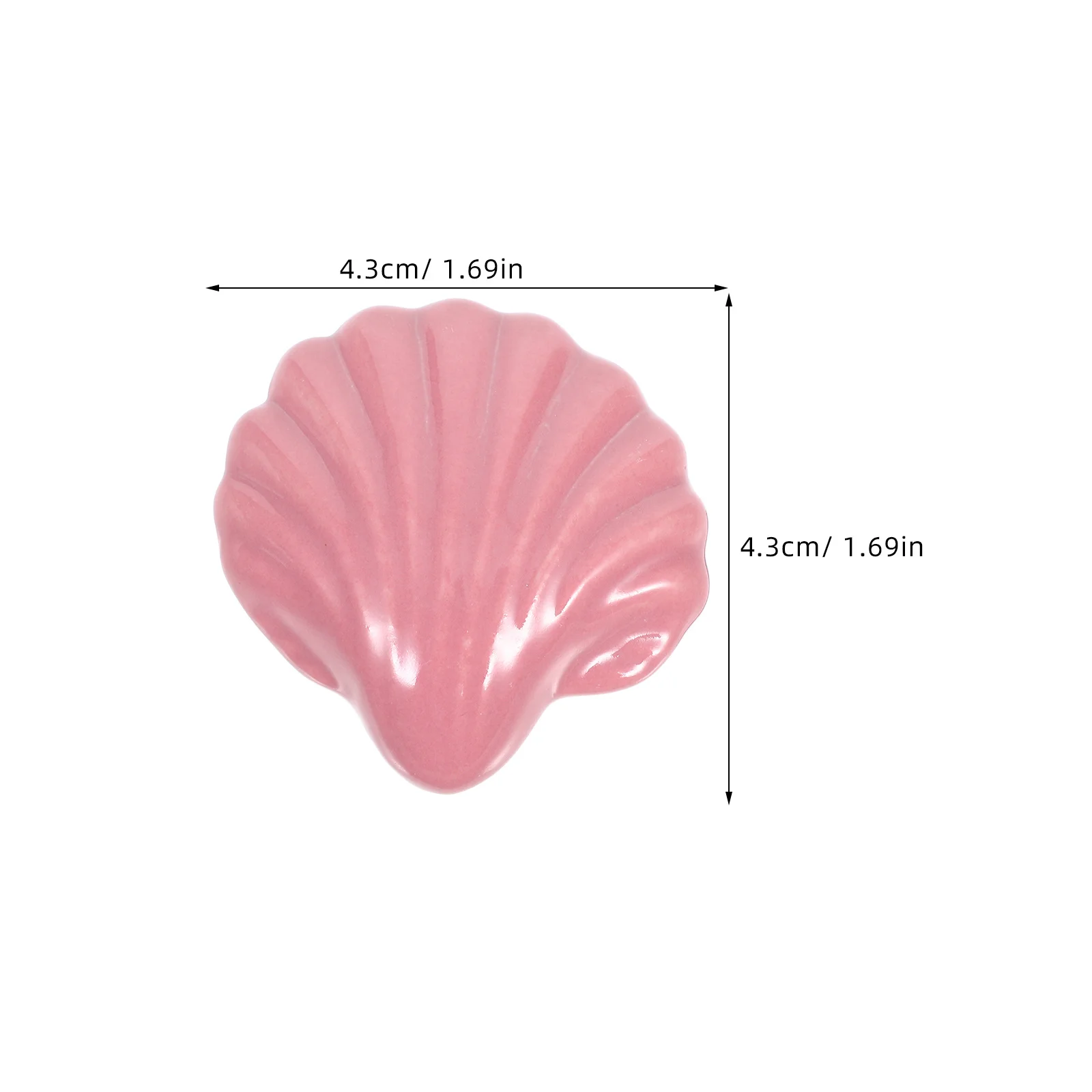 4 قطعة مقابض درج قذيفة السيراميك السلس مصقول خزانة الزخرفية خزانة تسحب للمطبخ غرفة نوم خزائن خزائن