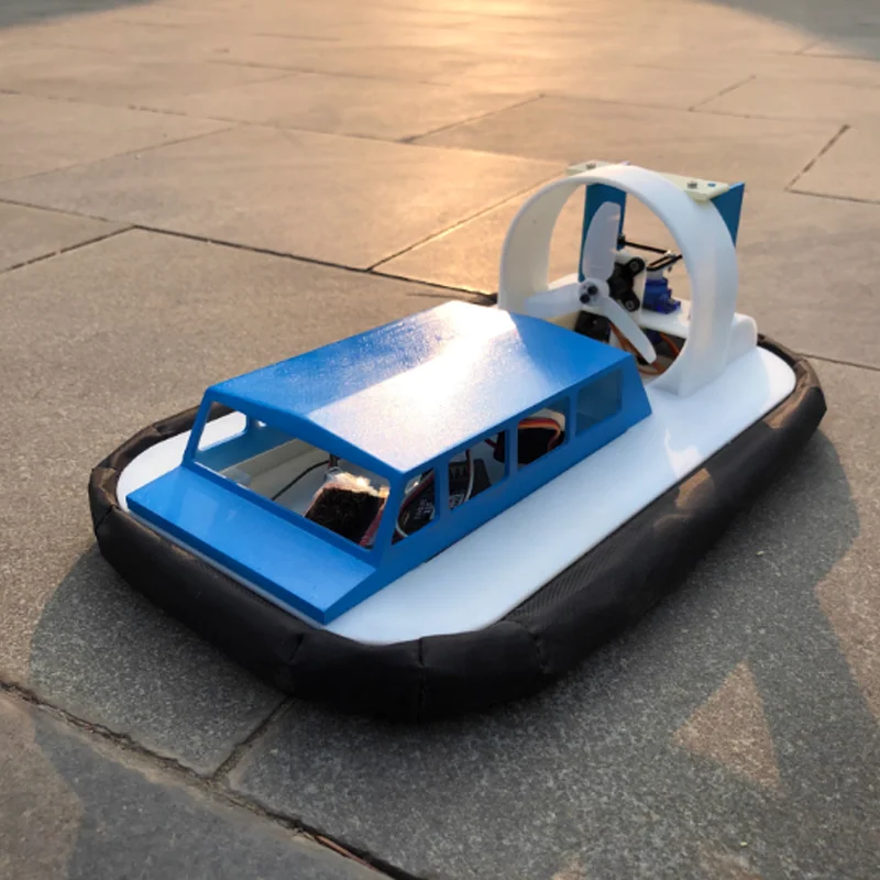 Nuovo telecomando fai da te anfibio Hovercraft barca telecomandata modello di barca ad energia eolica barca modello di telecomando RC giocattoli