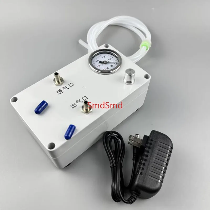 Electric Vacuum Pump for Lab Use with Pressure Gauge Liquid Extraction Gas Sampling Defoaming Negative Positive Pressure