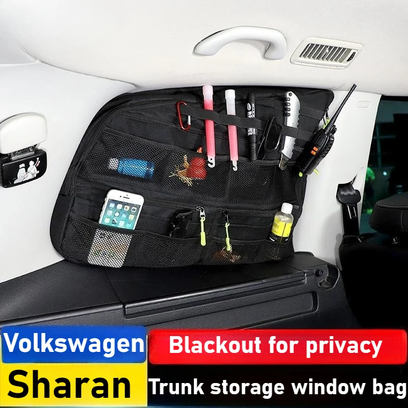 

Для Volkswagen Sharan 2004-2019 багажник, сумка на боковое окно, расширительная присоска, сумка для хранения, сумка для хранения, аксессуары