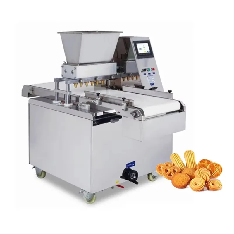 Electric Cookie Maker Making Forming Machines Automatic Biscuit Making Production Line