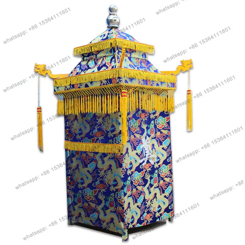 PG Carrying the Buddha statue of Mazu, the god of wealth, and the sedan chair eight typhoon scenic spots