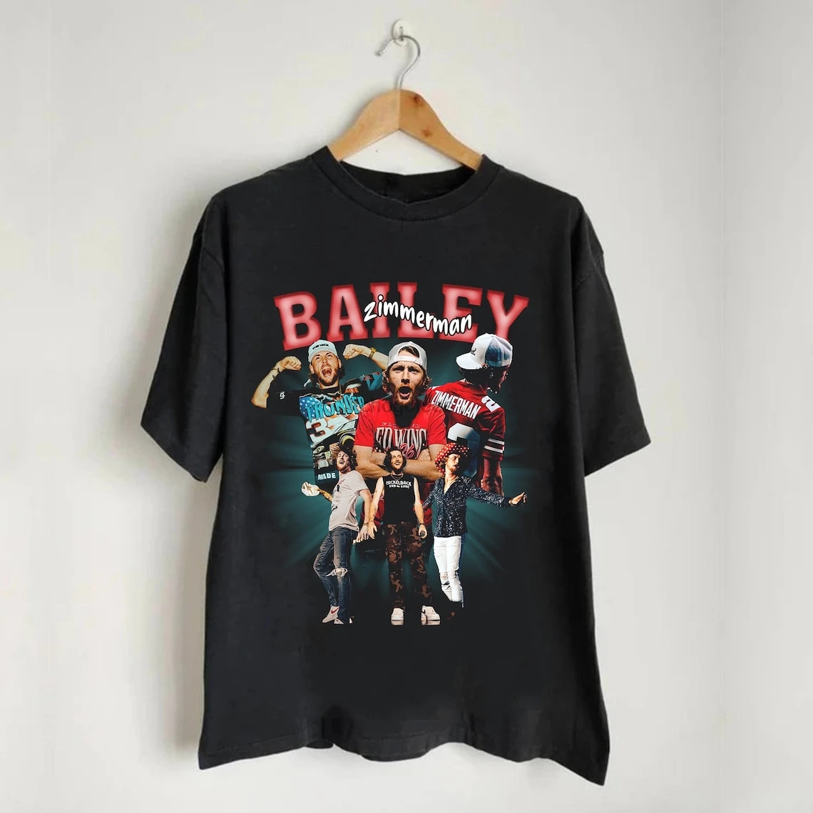 Vintage Bailey Zimmerman Shirt Bailey Zimmerman Bootleg Shirt Bailey Zimmerman Y2k Clothing Bailey Zimmerman Graphic Tee For Fan