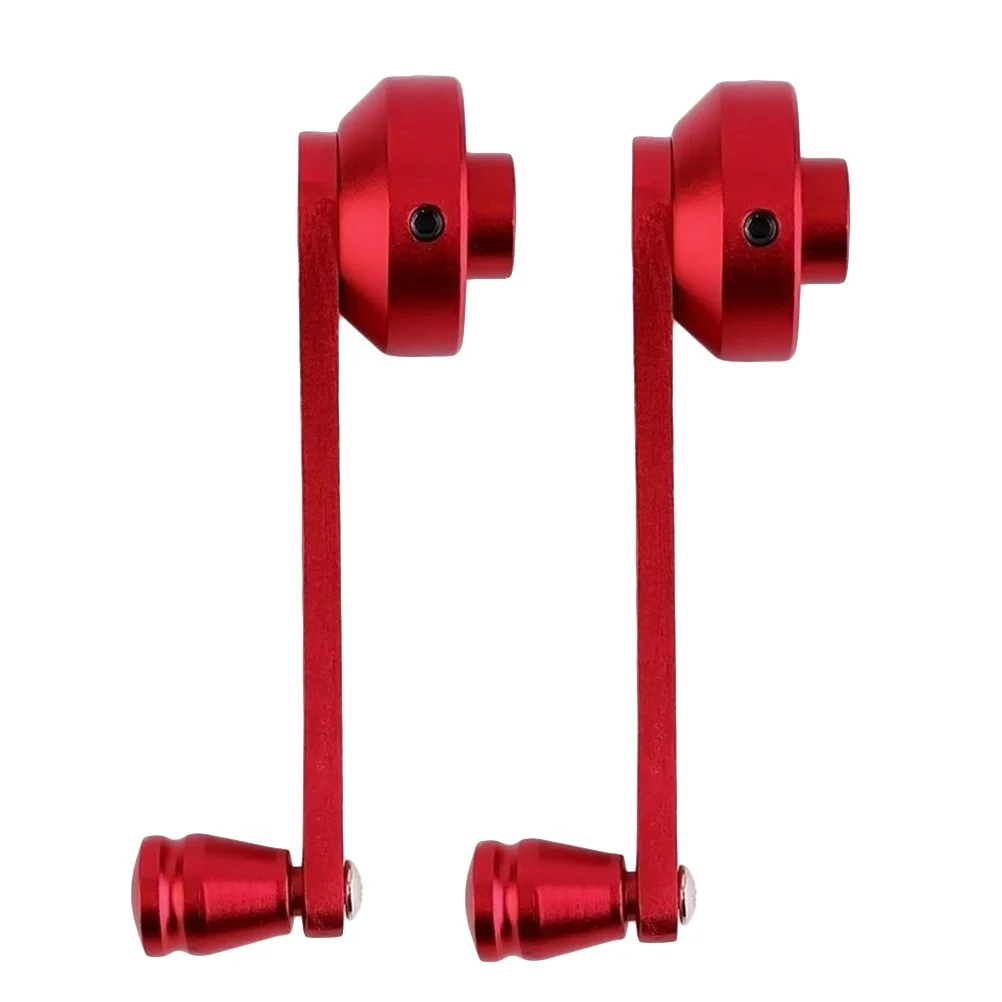 

1Pair Universal Aluminum Car Door Window Handle Replacement Upgrade Durable Strong Window Winder Crank Handles Kit Most