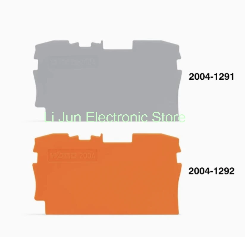 

50piece 2004-1291/2004-1292 Rail-mounted terminal block partition