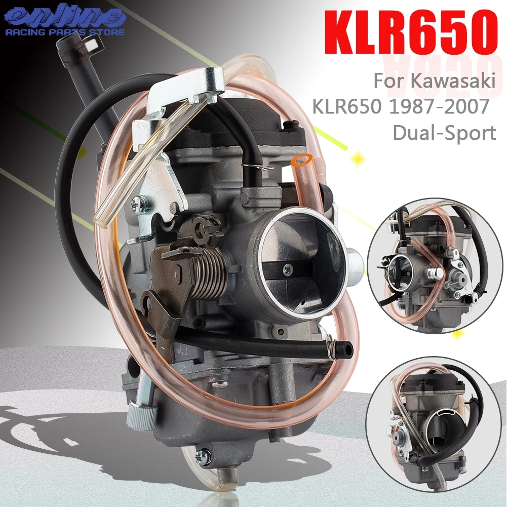 Motorcycle Carburetor For Kawasaki KLR650 1987-2007 Dual-Sport Motorcycle Replace 15001-1327 Parts  Motocross Accessories Enduro