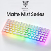 ONIKUMA Professional Gaming Mechanical Keyboard USB Wired Keyboard with RGB Backlit Matte Key Caps 84 Keys Gaming Keyboards Game