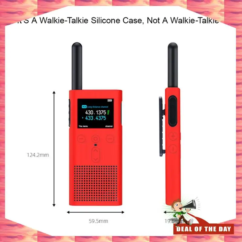 24-Hour Delivery For Xiaomi Walkie Talkie 2S Protective Case Silicone Cover Interphone Protective Shell Anti-Drop Accessories