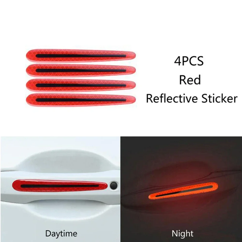 

Handle Protector Car Door Blue/Red/Yellow Car Accessories Protection White/Green ABS+Carbon Fiber Anti-Collision