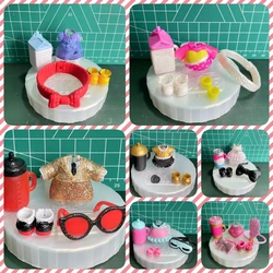 LOL doll accessories set doll doll DIY accessories including doll clothes, shoes, glasses, milk bottle accessories