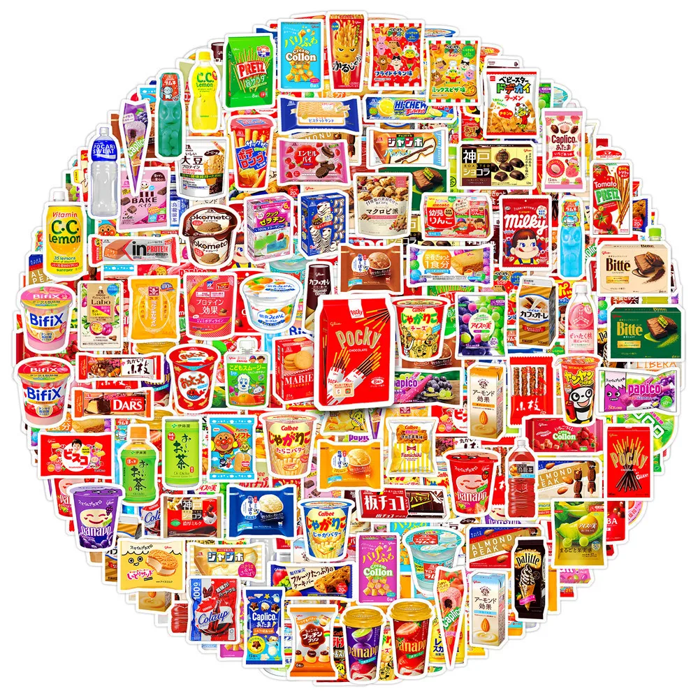 110 Stück Mini-Aufkleber für Snacks und Getränke, modische DIY-Dekoration für Notizbuch, Telefon, Ornament, Papery Pop Store – Detail 2