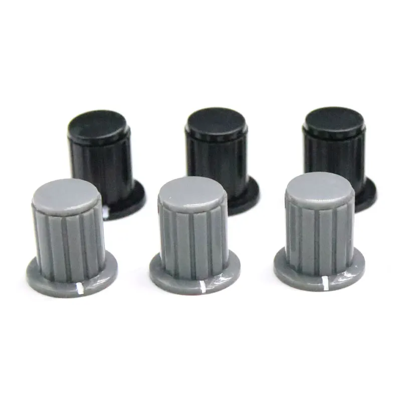 2/5/10 قطعة مقبض الجهد قابل للتعديل أسود رمادي 4 مللي متر إدراج ضياء. غطاء مقاييس الجهد السلكي لـ WXD3-13 WXD3-12 3590S