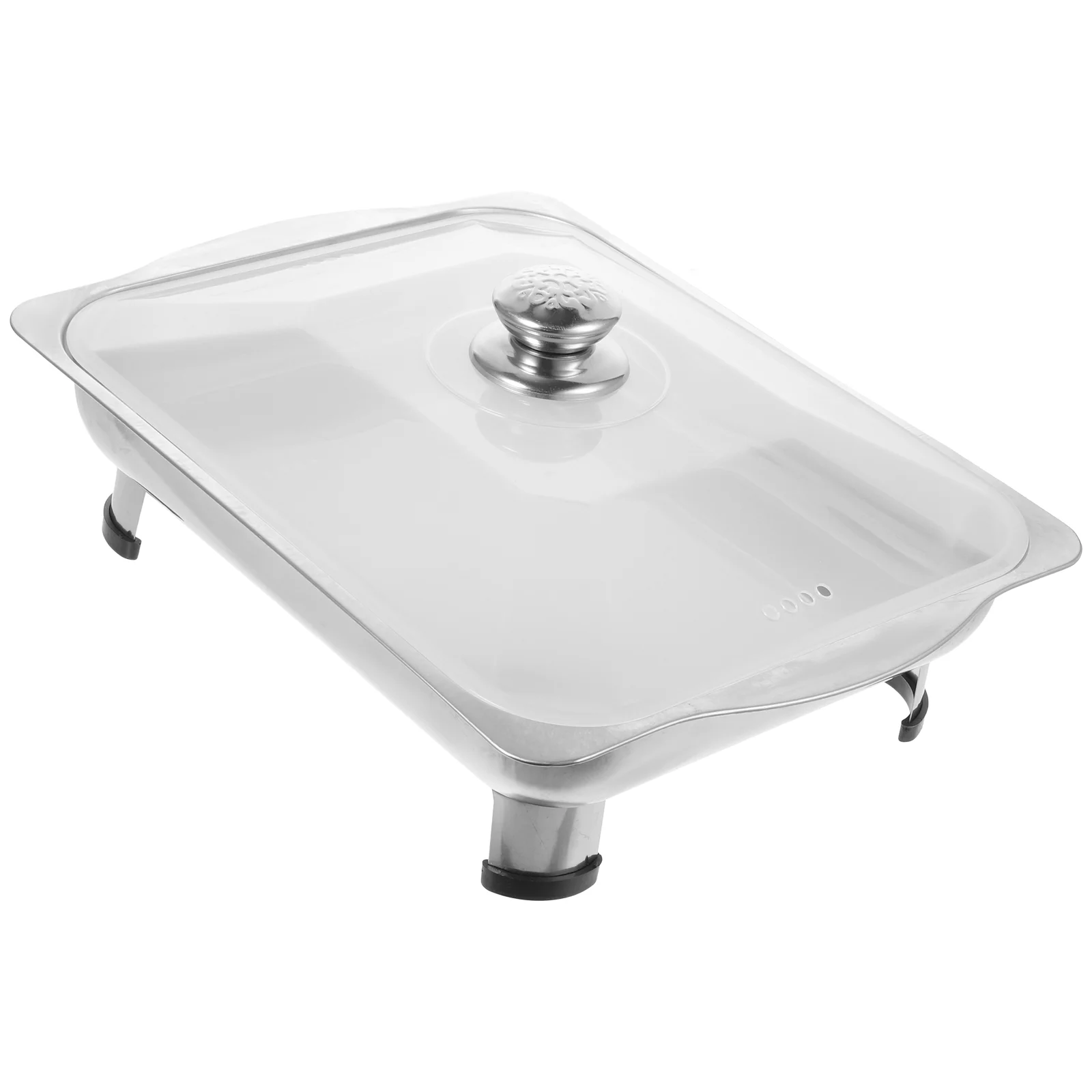 Stainless Steel Buffet Tray Foods Holder Tray Kitchen Buffet Dinner Serving Pan stainless steel serving tray