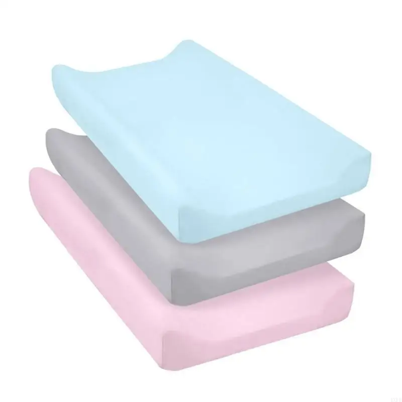 3pcs Diaper Changing Table Case Fitted Sheets for Baby Girls Boys Neutral Color