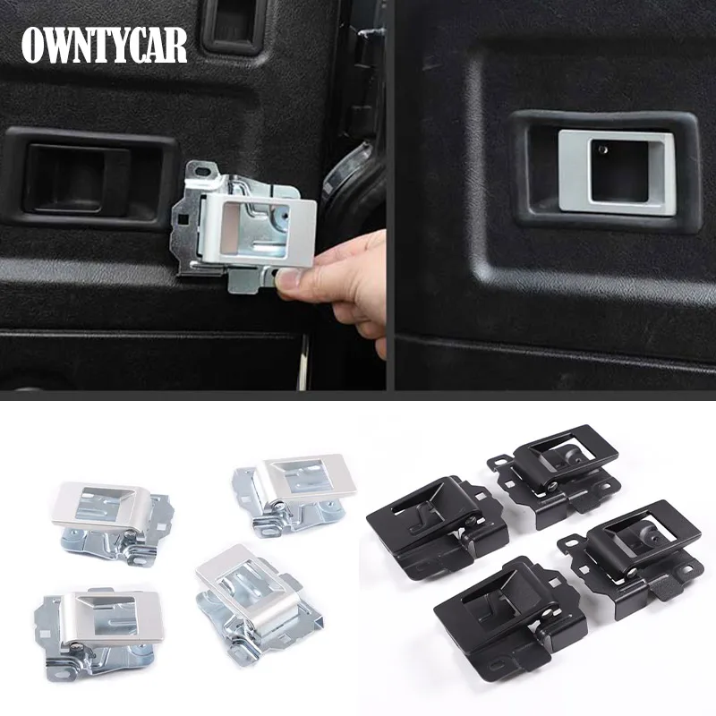 

Алюминиевый сплав, серебристый для Land Rover Defender 90 110 130 204-2018, декоративная крышка ручки внутренней двери автомобиля, автомобильные аксессуары