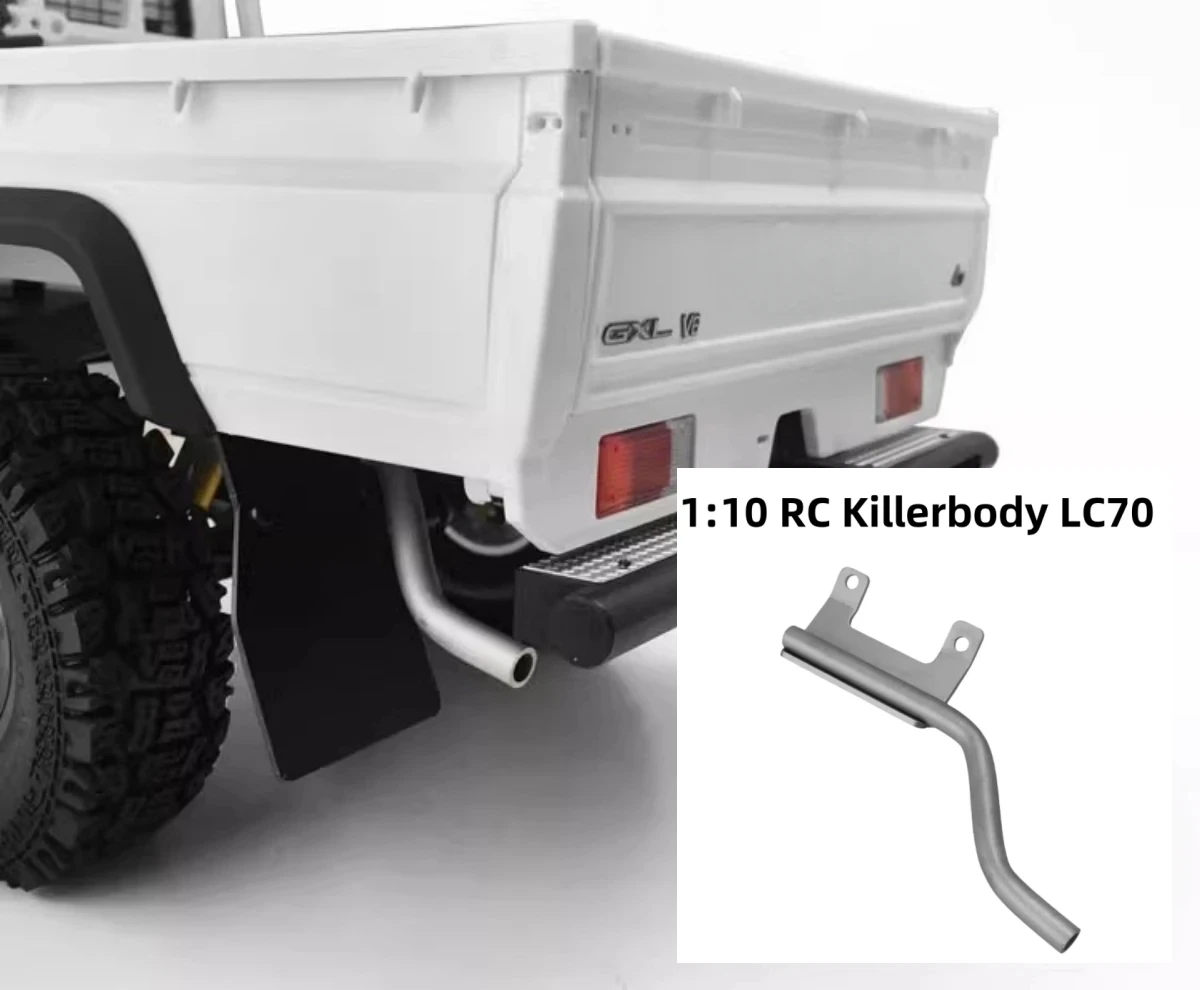 

Металлическая выхлопная труба CChand для радиоуправляемого автомобиля 1:10 RC4WD TF2 LWB Killerbody lc70
