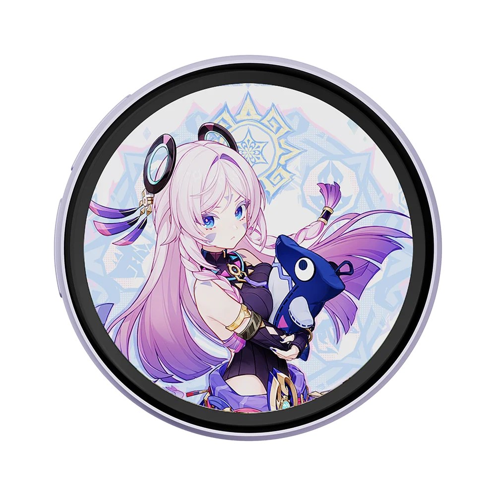 Fuente de fábrica, superventas, insignia electrónica DIY personalizada, pantalla de alta definición, mercancía magnética IPS para celebridades, regalos novedosos