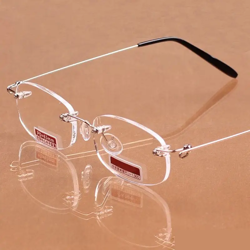 

DOISYER 2024 Reading glasses light rimless memory fashion men's and women's reading glasses manufacturers wholesale