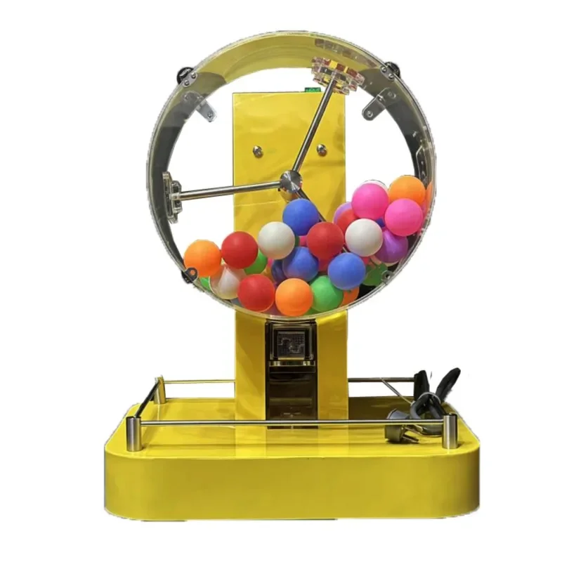 Double-Color Ball Selector Table Tennis Theluckyroller Opening Bidding Lottery Machine Number Shaker