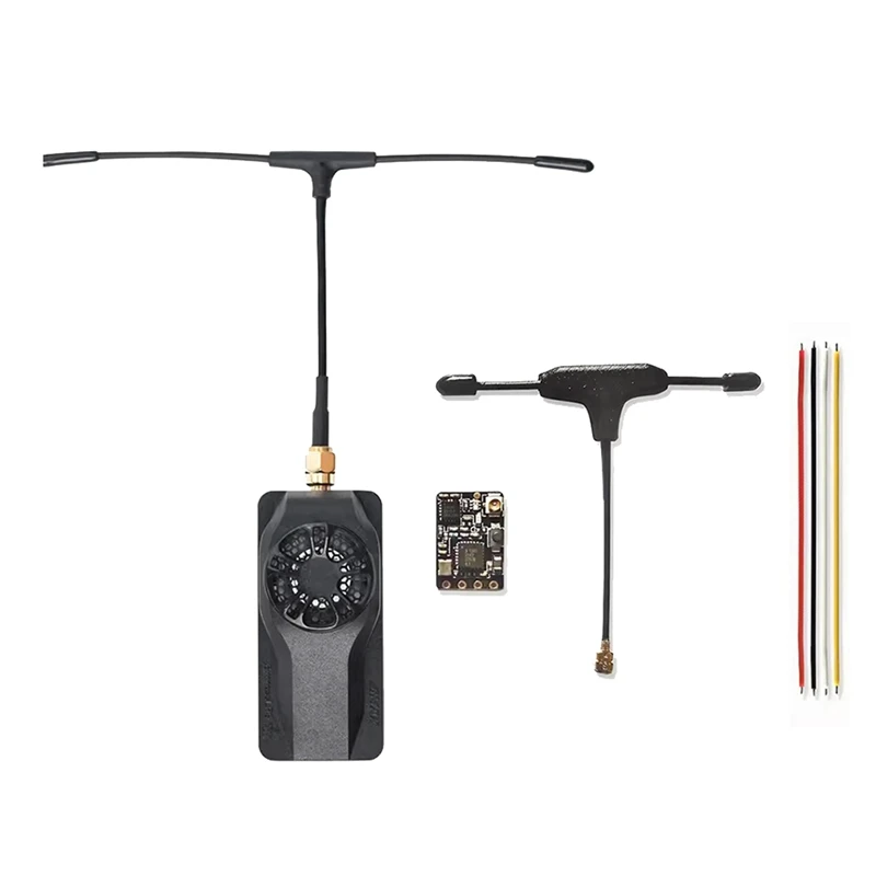 

For EMAX Aeris Link RX TX 1W Receiver+Transmitter Kit With Cooling Fan For RC Airplane FPV Drone ELRS Mini