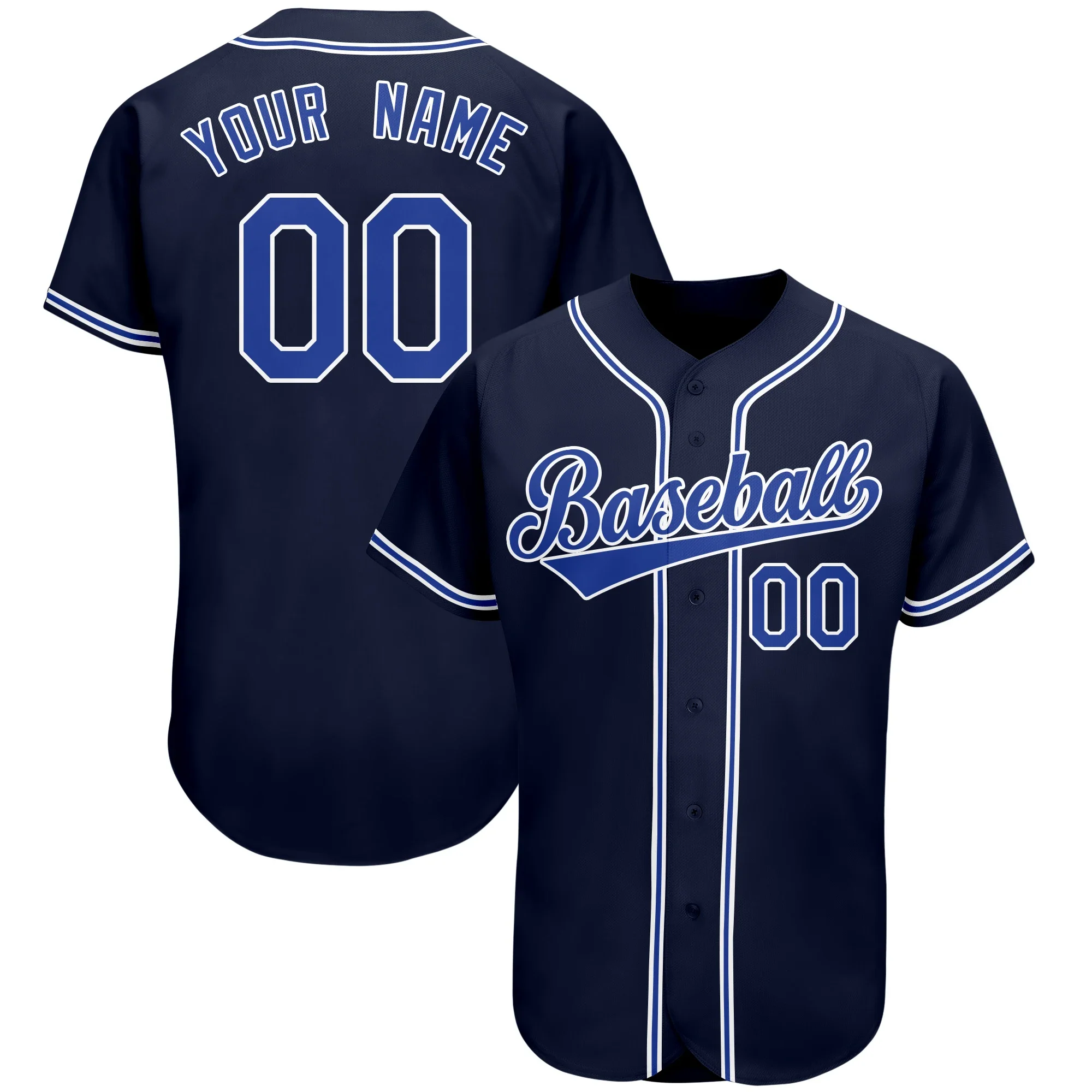 Custom Sports Fan Baseball Jersey Make Your Own Shirt Print Design Team Name/Number Softball Sport Shirt Training Uniform Men's