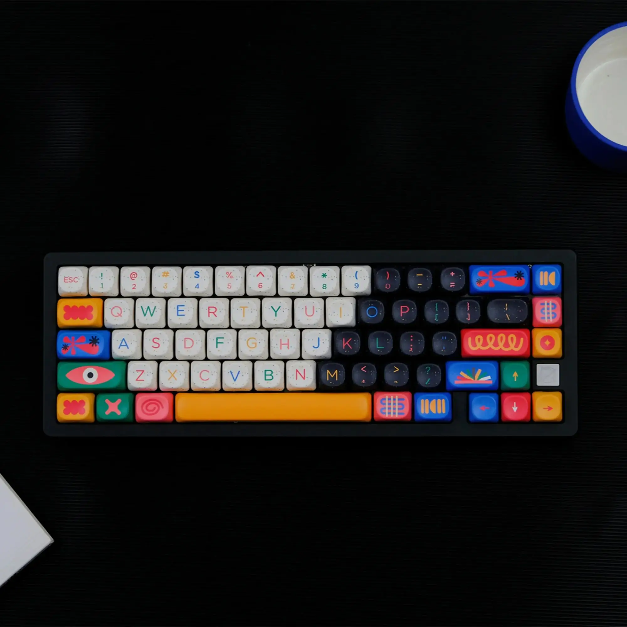 

Motif Keycaps 126 Keys PBT Material MOA Profile DYE-SUB Personalized For CHERRY MX Switch Mechanical Keyboard