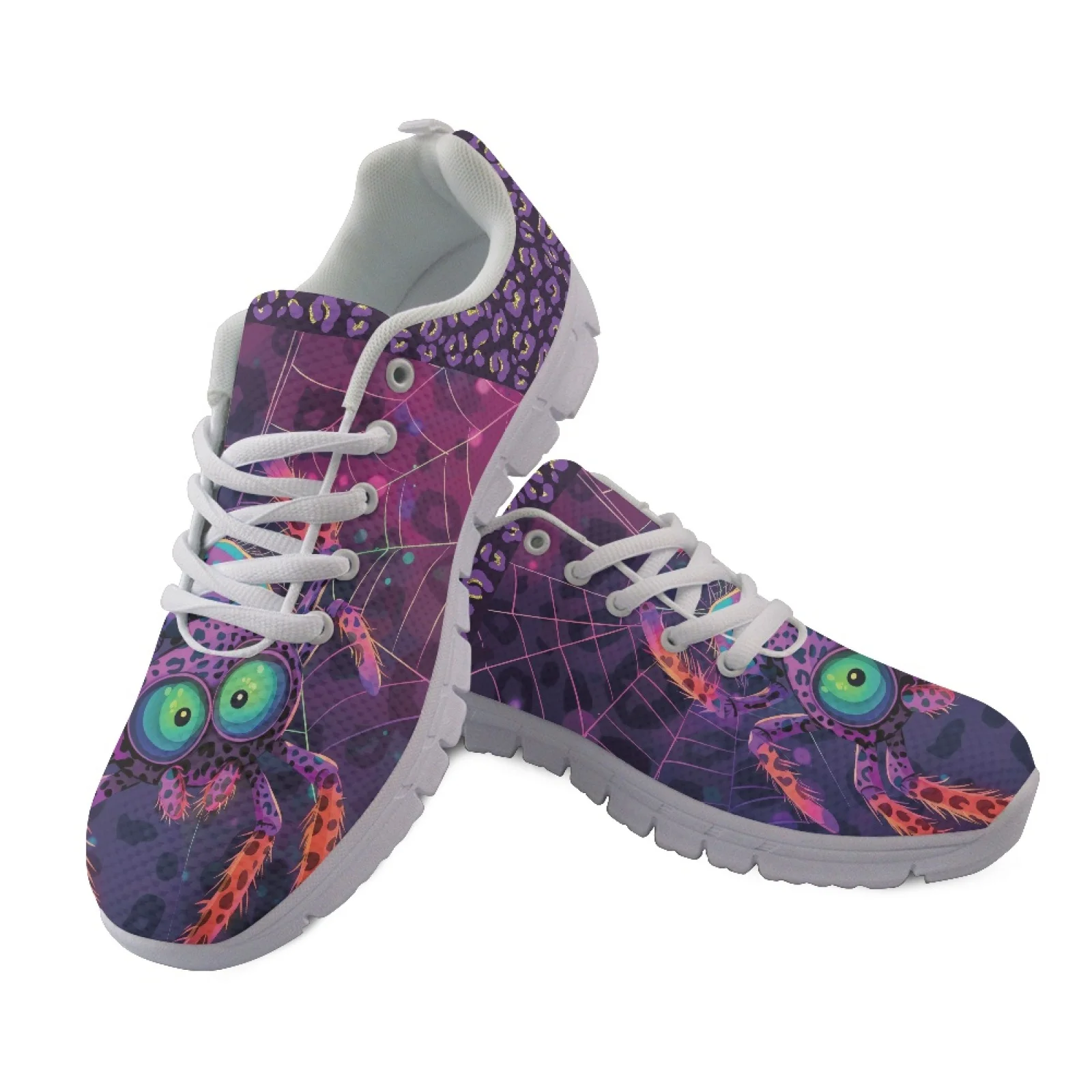 Coloranimal Little Ghost Bat Design Fashion 2026 Work Shoes for Men Mesh EVA Sole Slip On Tennis Running Shoes Fitness Shoes