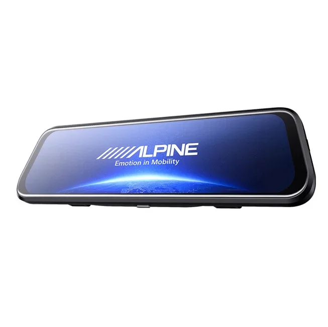 Alpine DRM-M10 series dashcam HD night vision parking monitoring front and rear dual camera streaming media