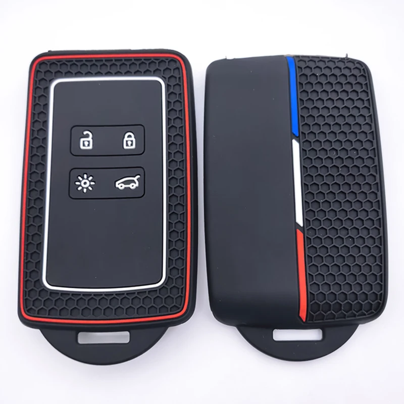 Silikon-Schlüsselhülle für Renault Austral Captur Arkana Koleos Zoe Scenic Dacia Sandero Duster Logan Jogger Kadjar Clio Megane