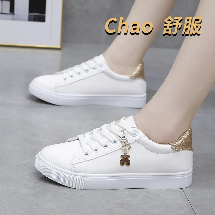 Vulcanized Shoes Women's New 2023 Casual Sneakers Stylish Flat Lace-up Outdoor Walking Sports Sapatiras Mujer Women Shoes