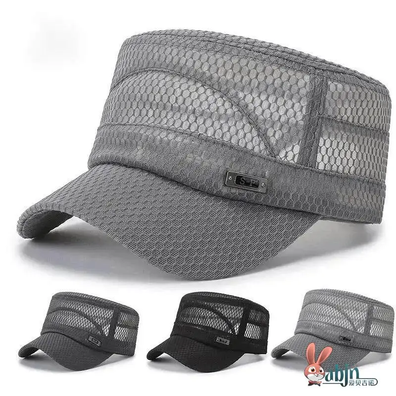

Men's And Women's Summer Breathable Flat-Cap Hat for Hiking And Fishing Quick-Dry Sun Protection Lightweight Outdoor Cap